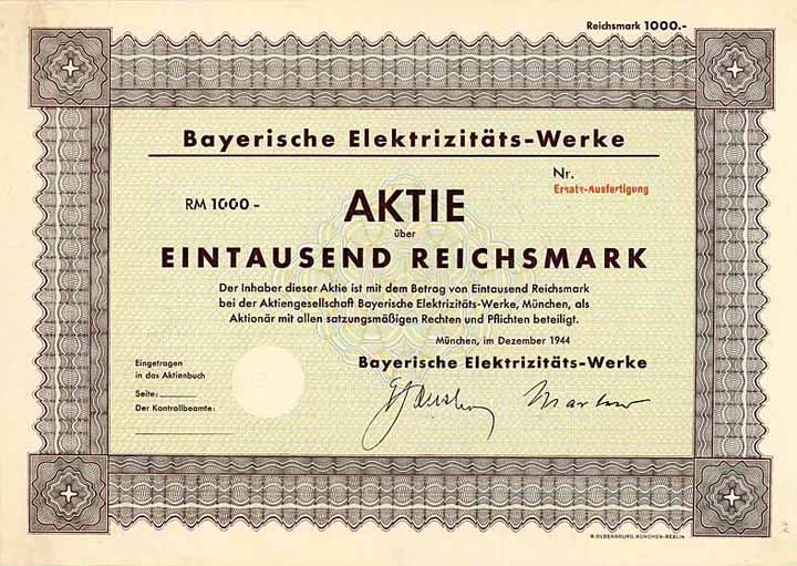 Bayerische Elektrizitäts-Werke