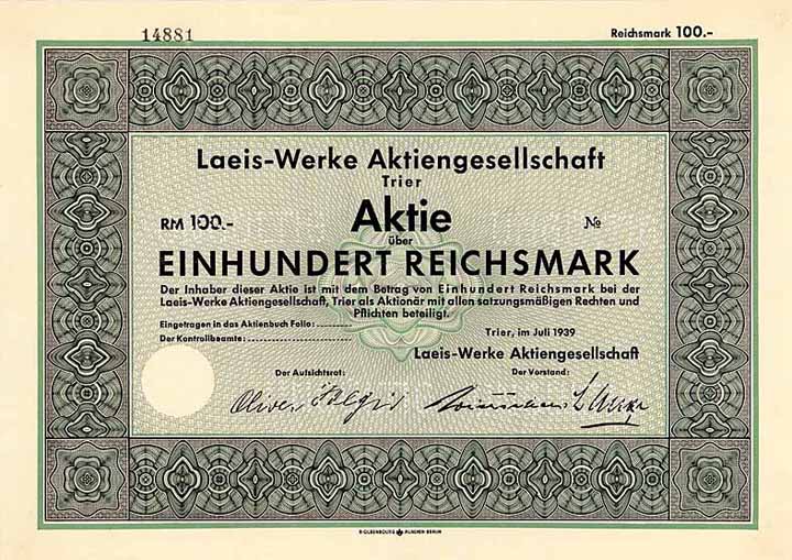 Laeis-Werke AG