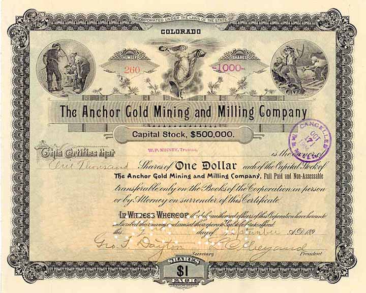 Anchor Gold Mining & Milling Co.