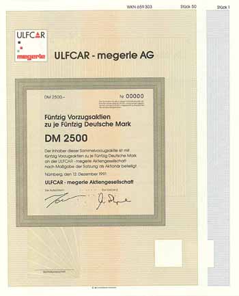 ULFCAR-megerle AG (2 Stücke)