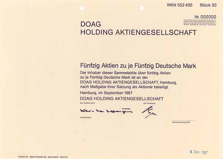 DOAG Holding AG