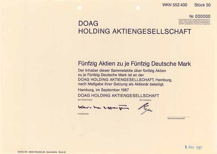 DOAG Holding AG