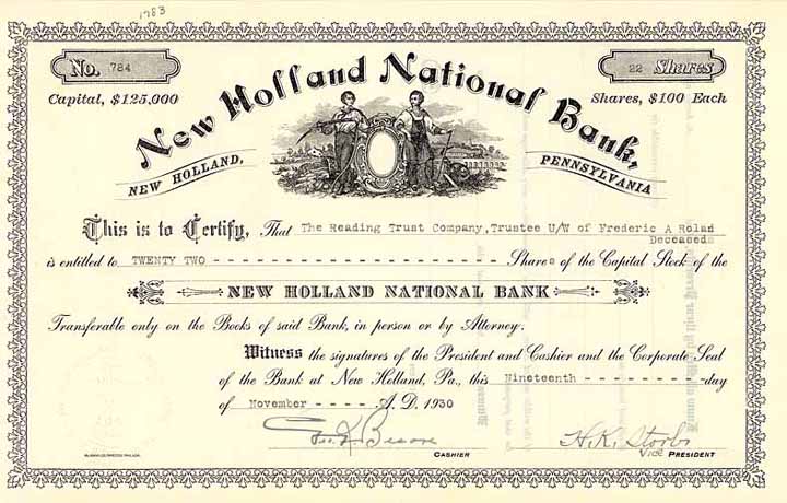 New Holland National Bank