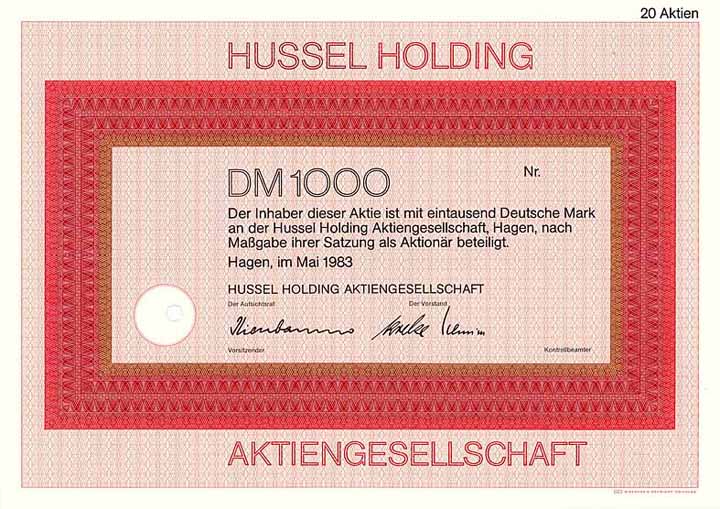 Hussel Holding AG