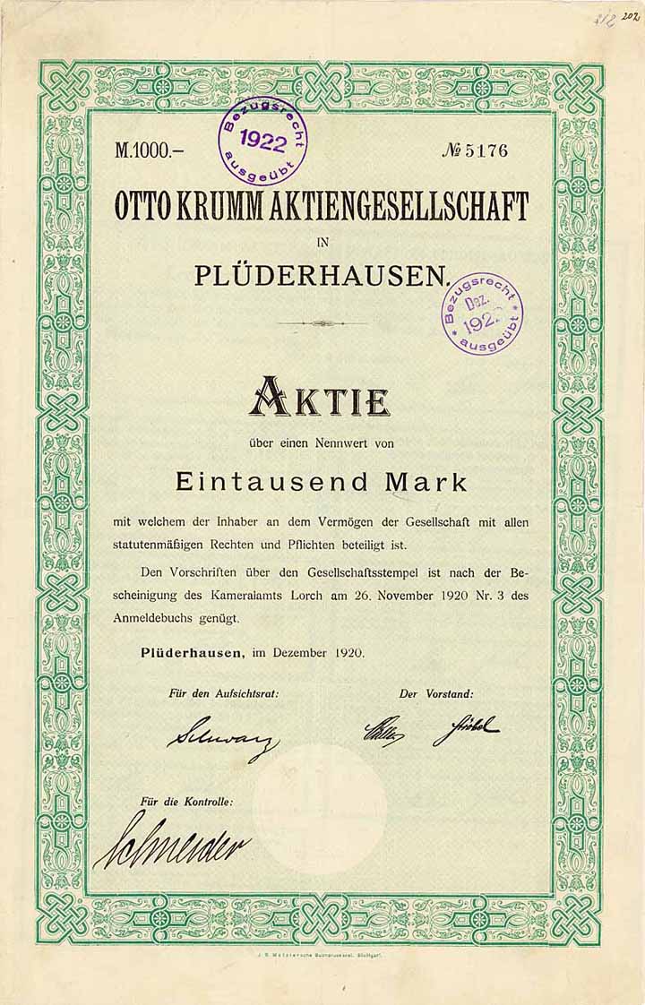 Otto Krumm AG