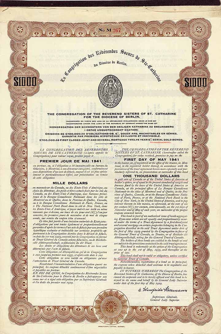Congregation of the Reverend Sisters of St. Catharine for the Diocese of Berlin (Kongregation der Schwestern von der Heiligen Katharina zu Braunsberg)