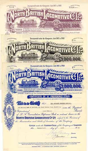 North British Locomotive Co. (3 Stücke)