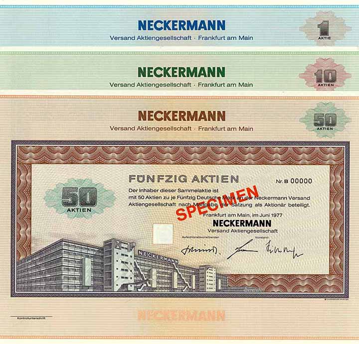 Neckermann Versand AG (3 Stücke)