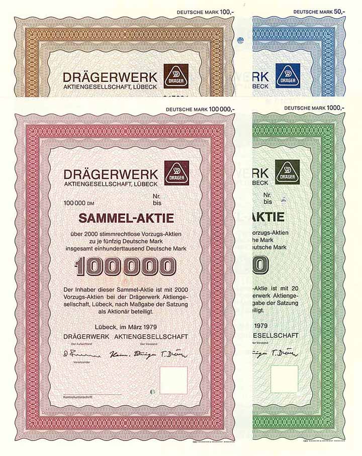 Drägerwerk AG (4 Stücke)
