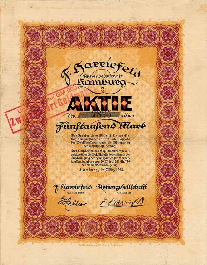 F. Harriefeld AG