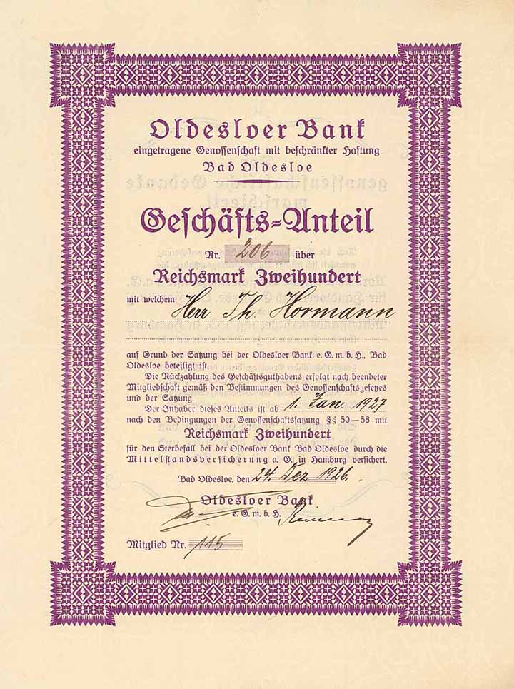 Oldesloer Bank eGmbH