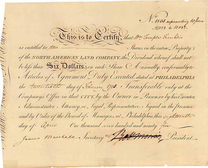 North American Land Company (OU Robert Morris)