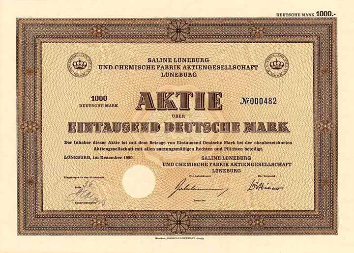 Saline Lüneburg und Chemische Fabrik AG