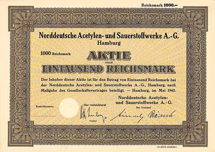 Norddeutsche Acetylen- und Sauerstoffwerke AG