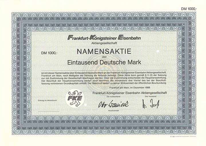 Frankfurt-Königsteiner Eisenbahn AG