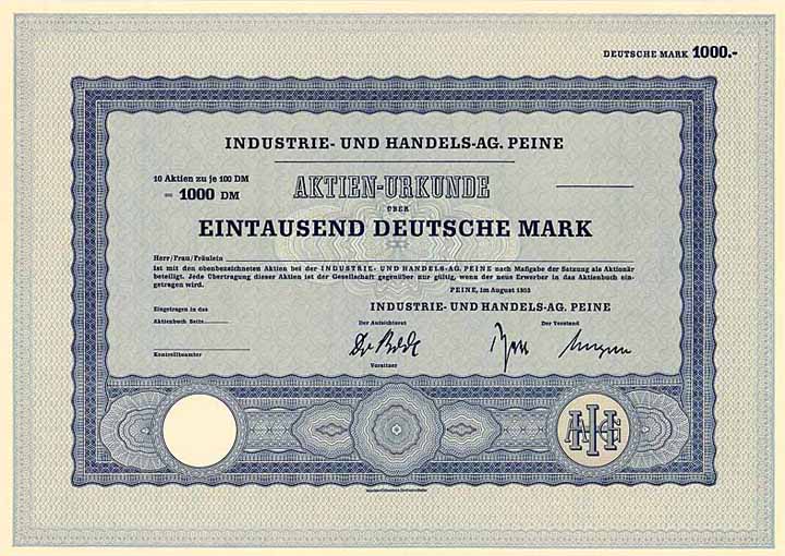 Industrie- und Handels-AG