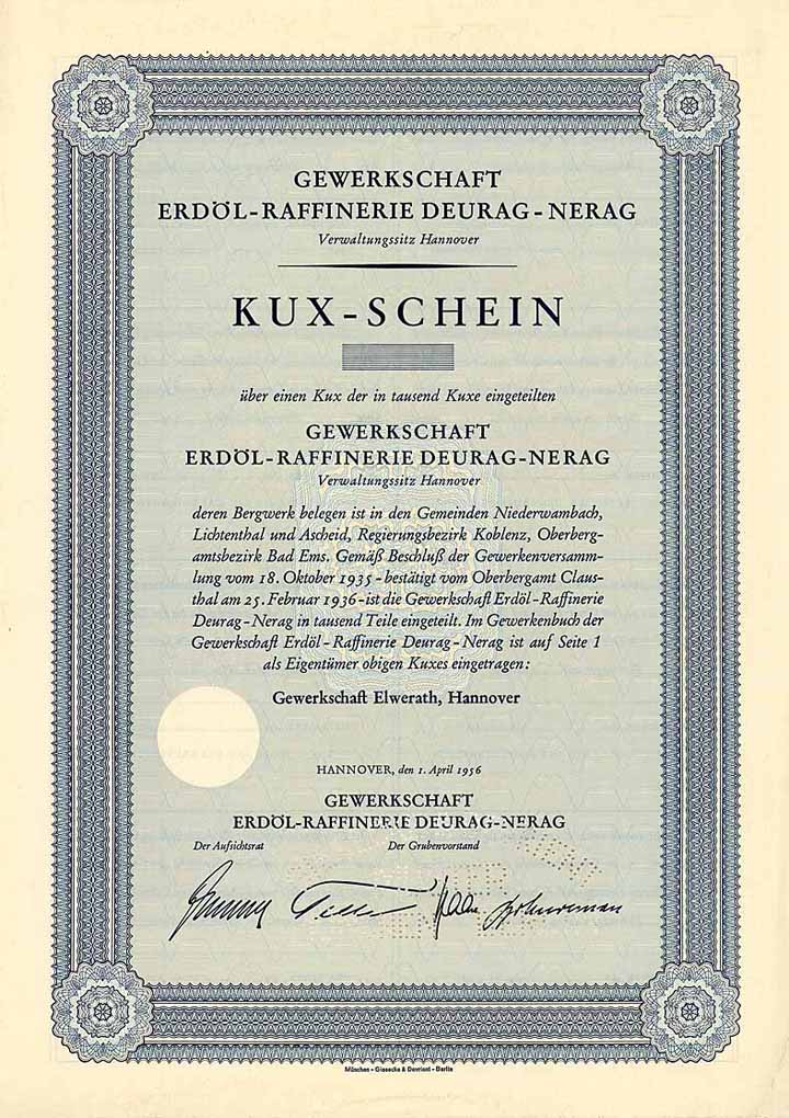 Gewerkschaft Erdöl-Raffinerie Deurag-Nerag