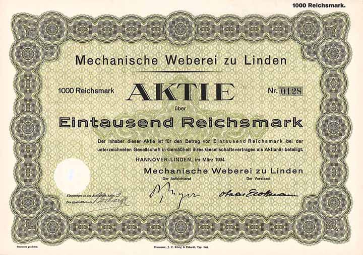 Mechanische Weberei zu Linden AG