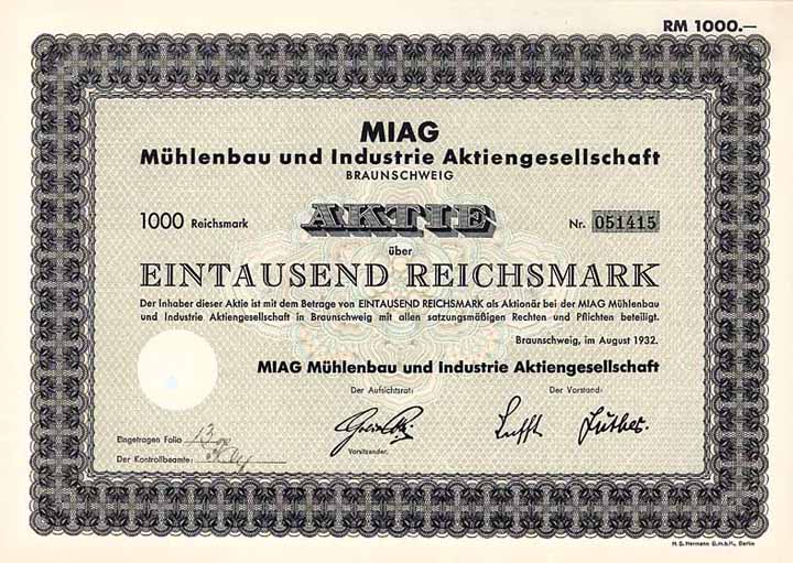 MIAG Mühlenbau und Industrie AG