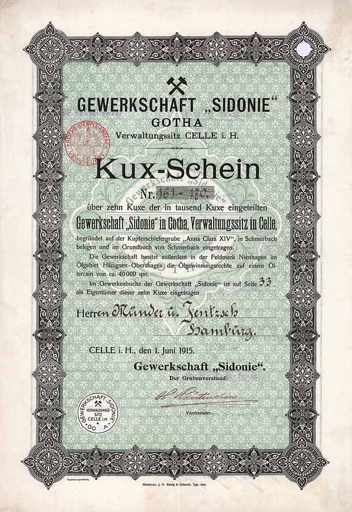 Gewerkschaft Sidonie Gotha