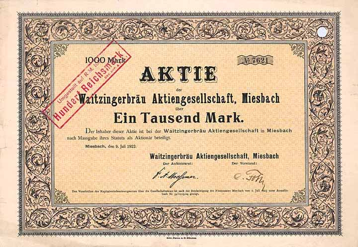 Waitzingerbräu AG