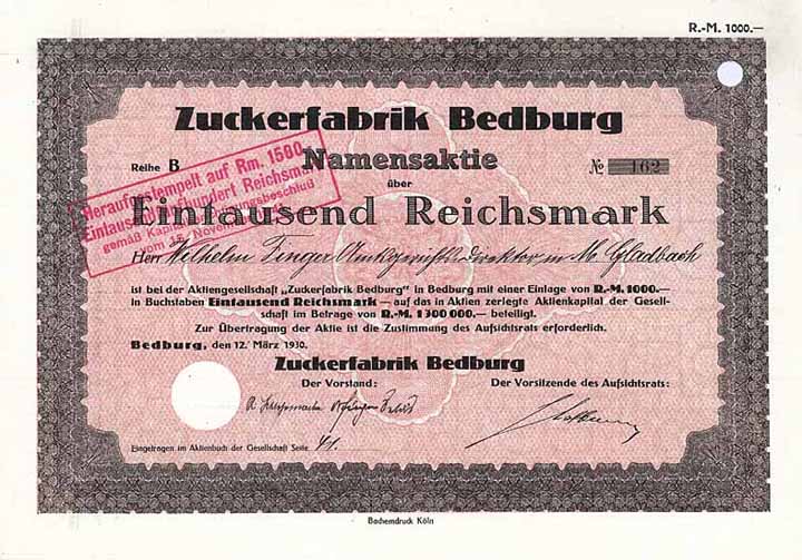 Zuckerfabrik Bedburg