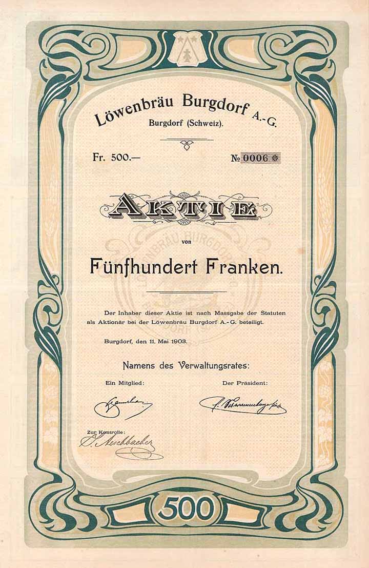 Löwenbräu Burgdorf AG