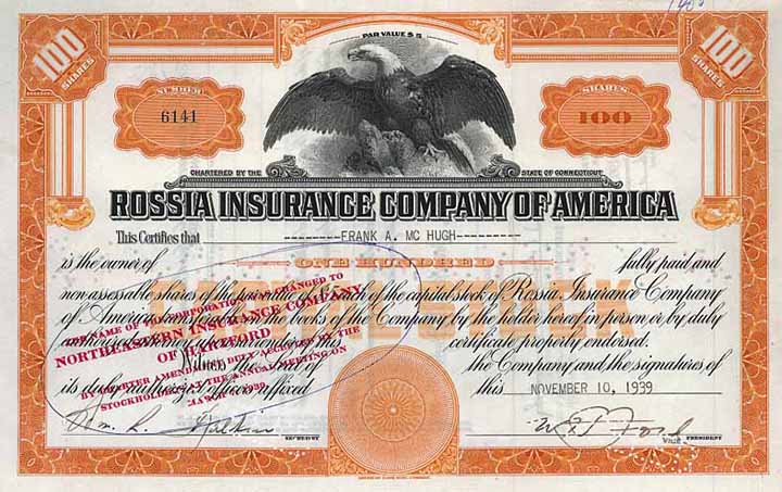 Rossia Insurance Co.