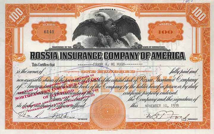 Rossia Insurance Co.