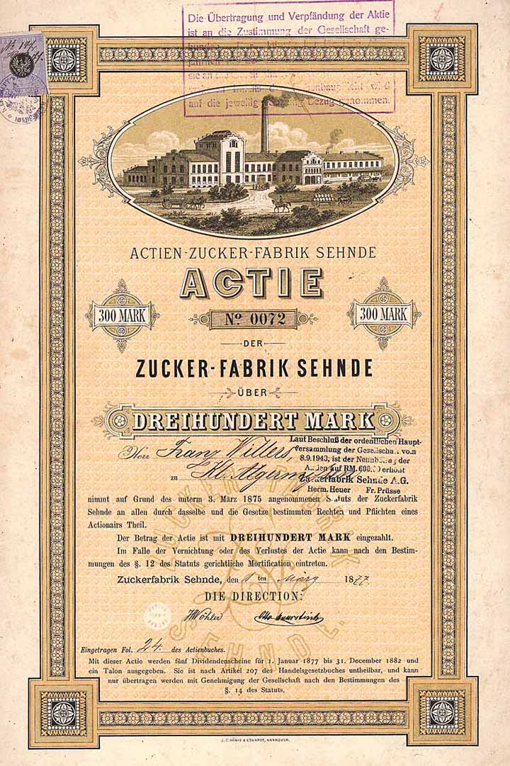 Actien-Zucker-Fabrik Sehnde