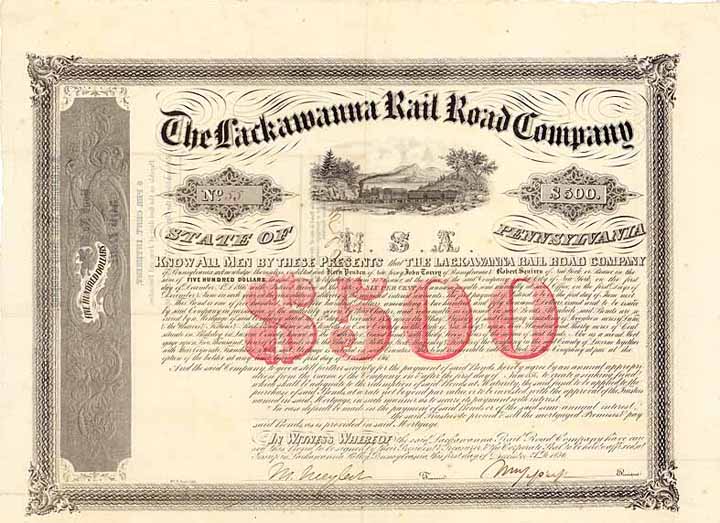Lackawanna Railroad (OU Morris Ketchum Jesup)