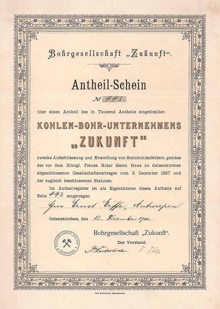 Bohrgesellschaft Zukunft