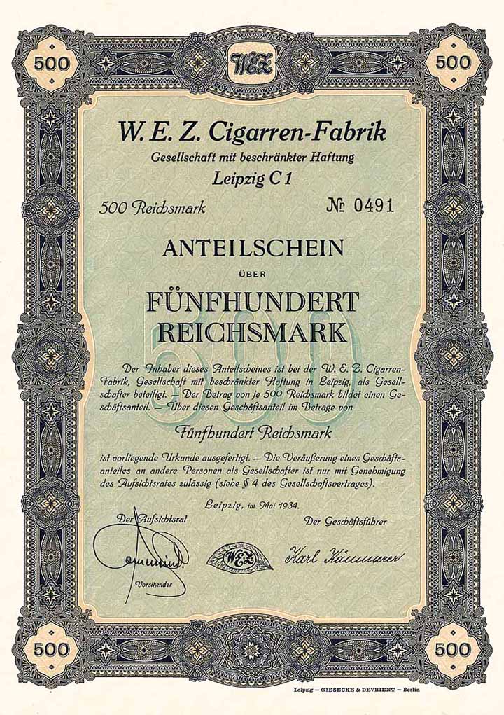 W.E.Z. Cigarren-Fabrik GmbH