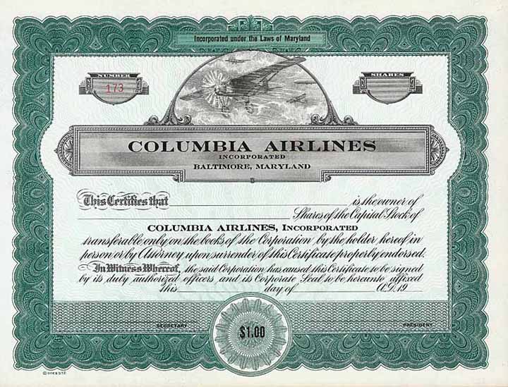 Columbia Airlines, Inc.