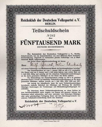 Reichsklub der Deutschen Volkspartei e.V.