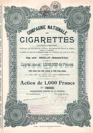 Cie. Nationale de Cigarettes S.A.
