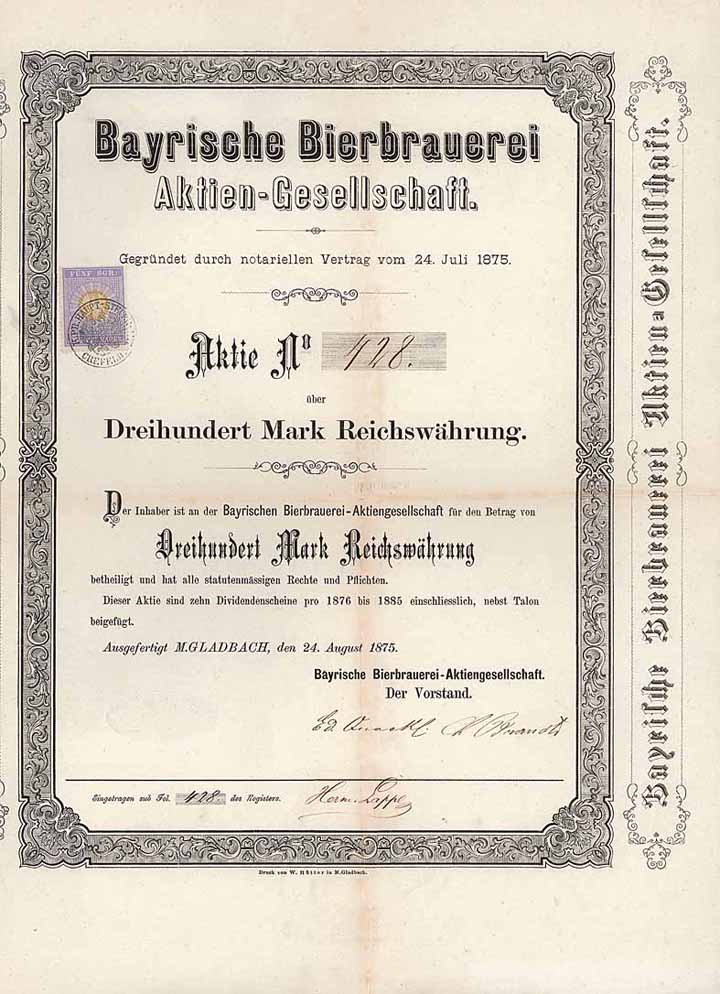 Bayrische Bierbrauerei AG