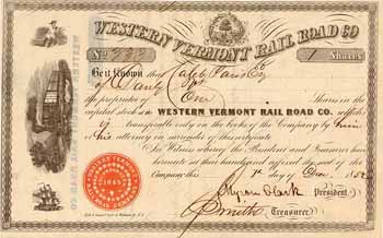 Western Vermont  Railroad