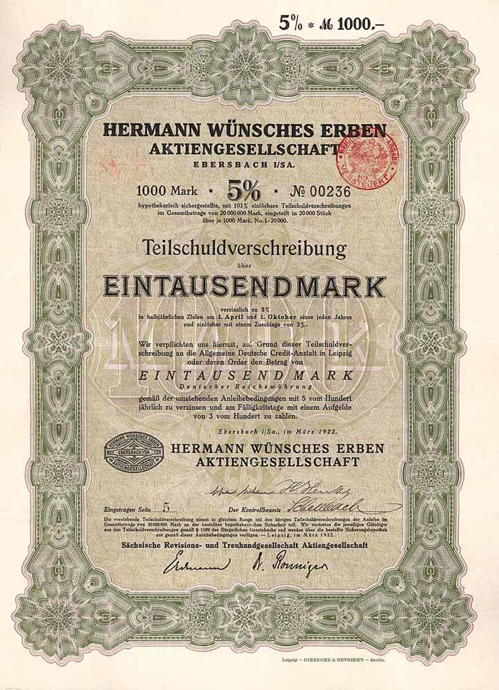 Hermann Wünsches Erben AG