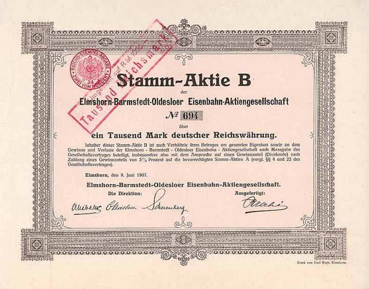 Elmshorn-Barmstedt-Oldesloer Eisenbahn-AG