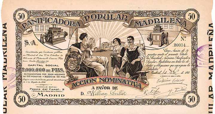 Panificadora Popular Madrilena S.A.