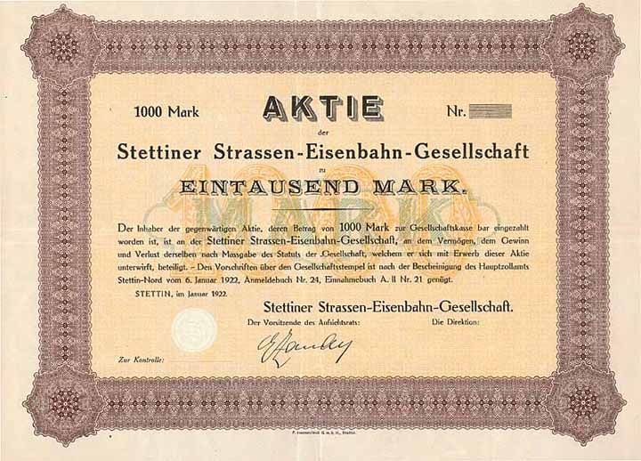 Stettiner Strassen-Eisenbahn-Gesellschaft