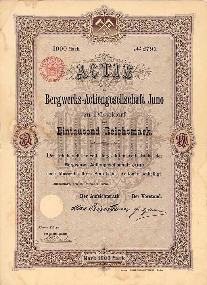 Bergwerks-Actiengesellschaft Juno