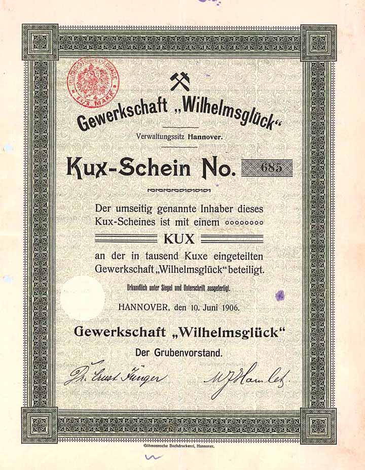 Gewerkschaft “Wilhelmsglück”