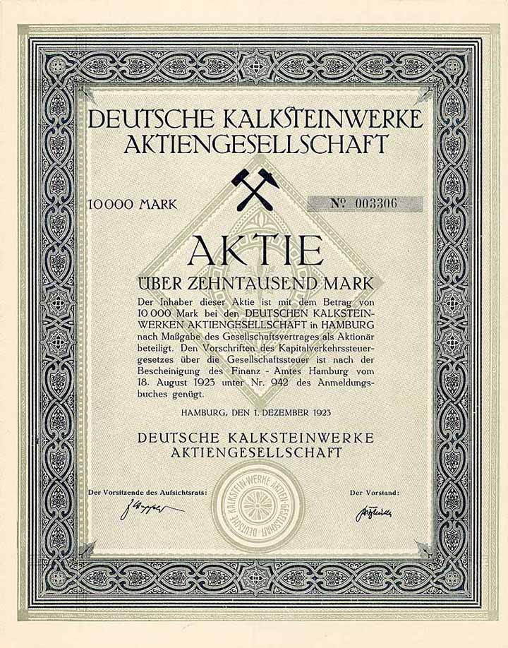 Deutsche Kalksteinwerke AG