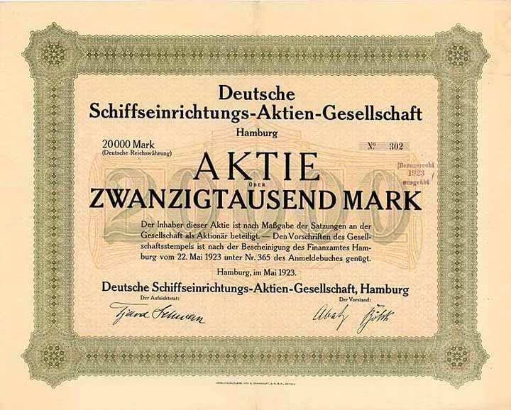 Deutsche Schiffseinrichtungs-AG