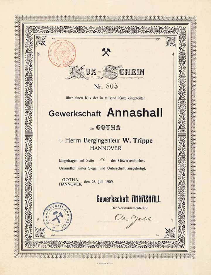 Gewerkschaft Annashall