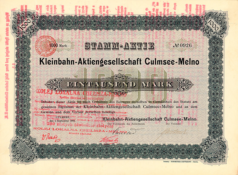 Kleinbahn-AG Culmsee-Melno
