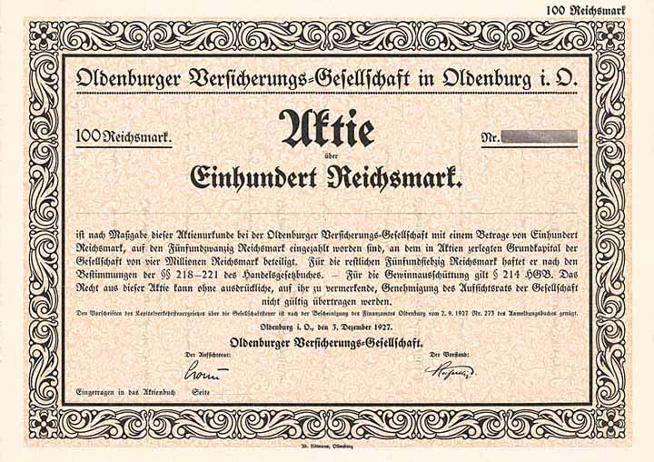 Oldenburger Versicherungs-Gesellschaft