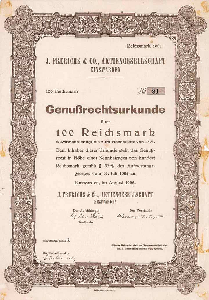 J. Frerichs & Co. AG